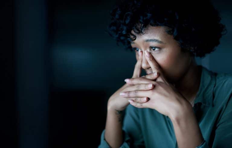 shot of a young businesswoman looking stressed dur 2023 11 27 05 30 41 utc | AMFM Treatment