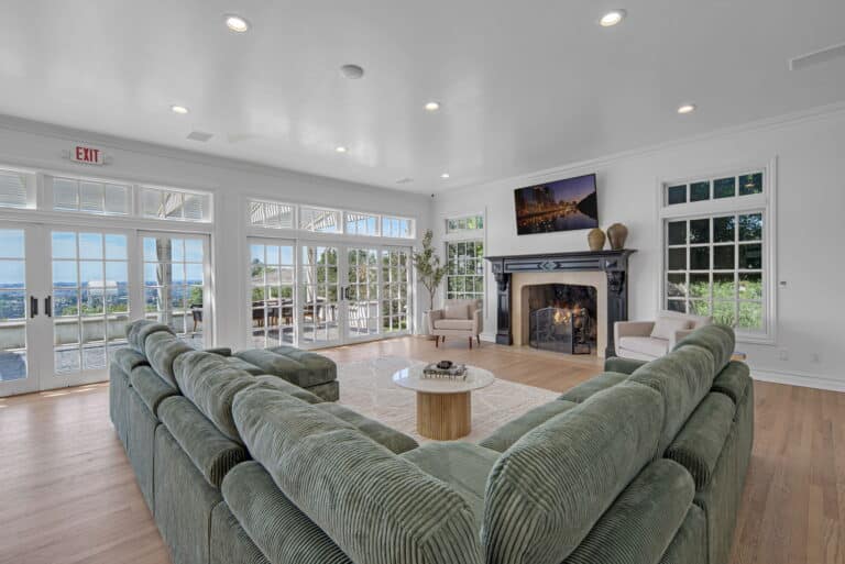 lounge at mental health facility