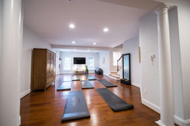 yoga therapy room