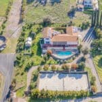 aerial view of amfm's fallbrook mental health center for men