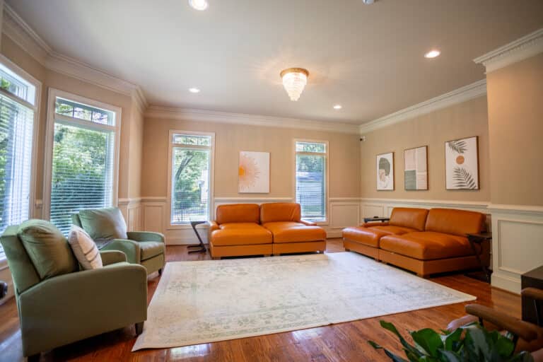 group therapy room at amfm mental health treatment on Browns Mill Rd in Vienna, VA