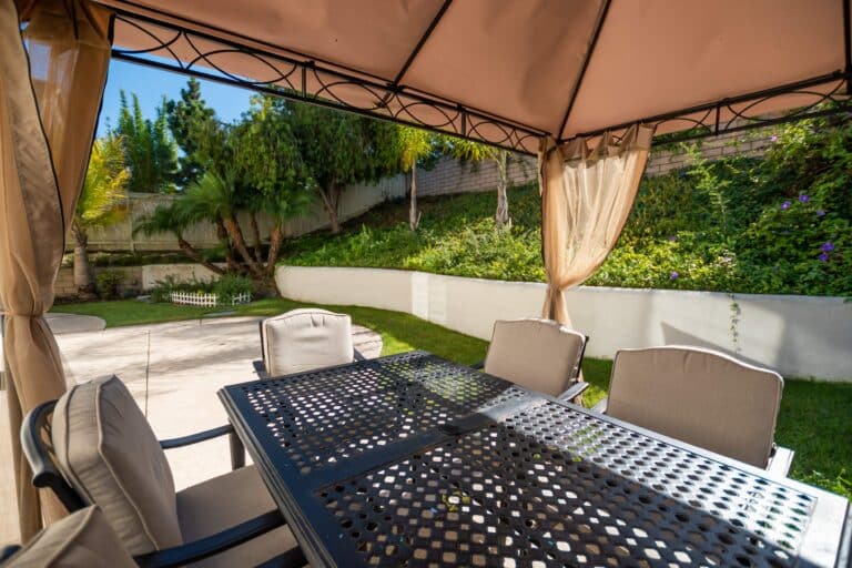 private outdoor area for residents