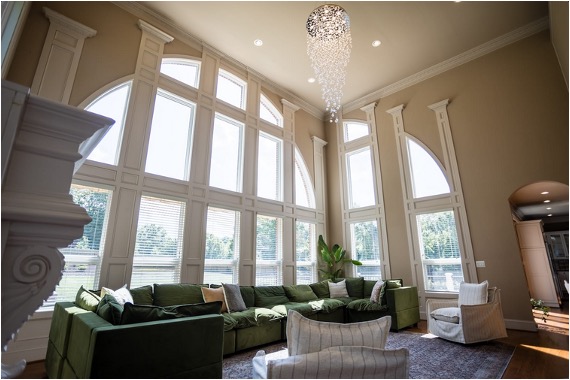 A well-furnished AMFM therapy center with large windows