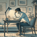 Man with ADHD struggling to focus, illustrating how ADHD can cause memory loss