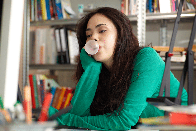 does chewing gum help with anxiety
