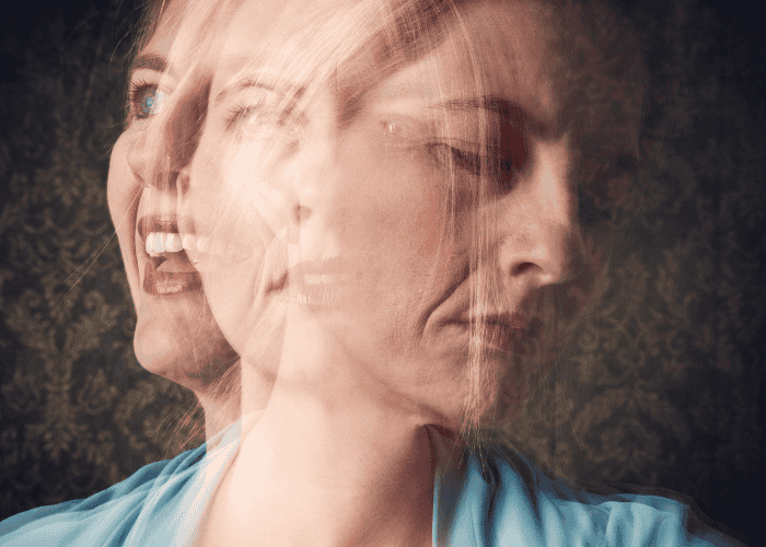 Woman showing two different personalities in need of personality disorder treatment