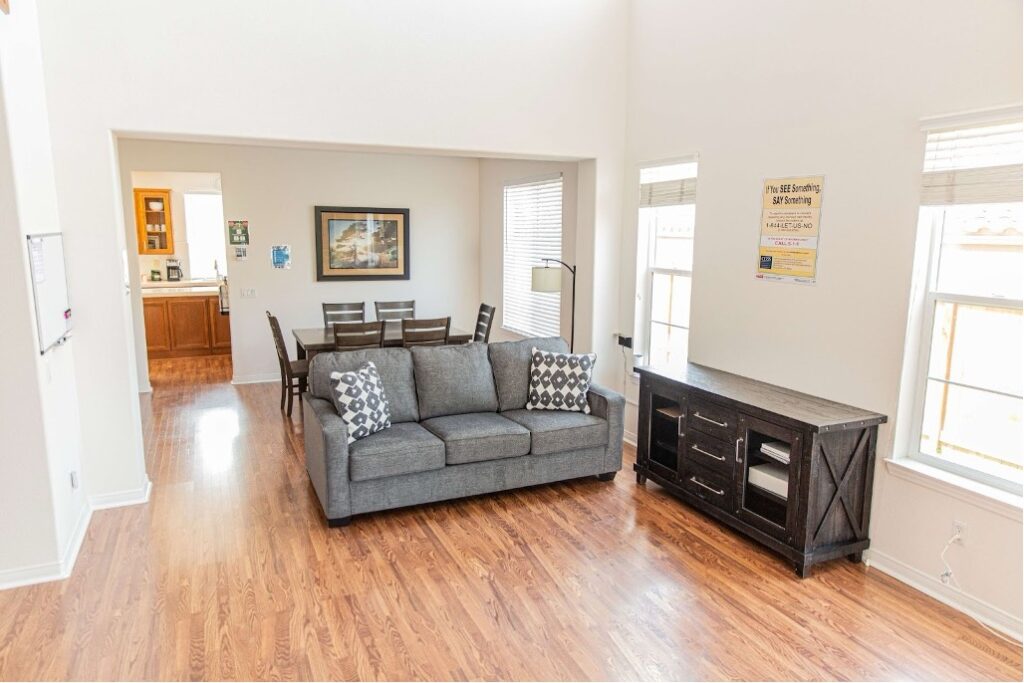 AMFM mental health treatment facility therapy space providing a comfortable environment for OCD treatment.