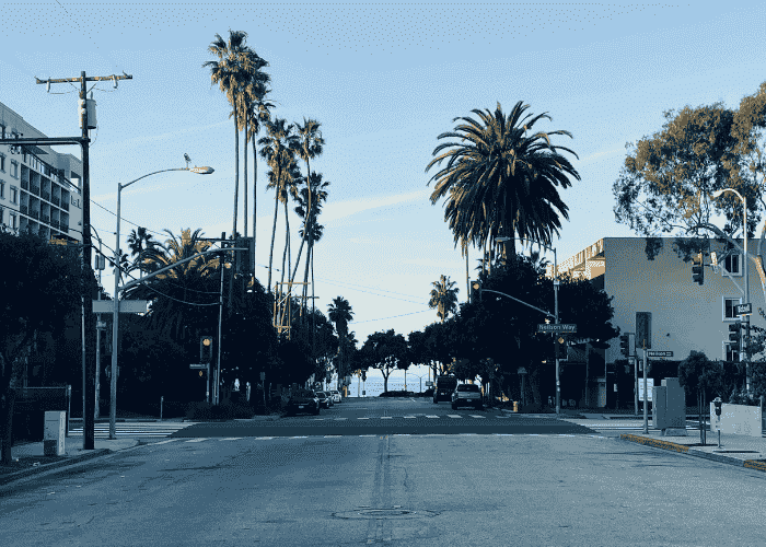 Street in California