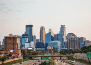 Downtown minneapolis, Minnesota, representing how Minnesota is updating access to care in 2025-2026