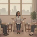 Group therapy session highlighting the challenges of social connection in personality disorders.