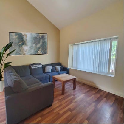 Comfortable, home-like residential treatment facility at A Mission For Michael (AMFM) with a calm seating area designed for mental health recovery.