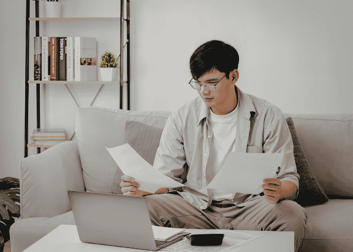 Man working after learning ways to achieve flow state