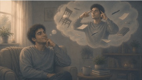 Man who falsely believes that he possesses telekinetic powers 